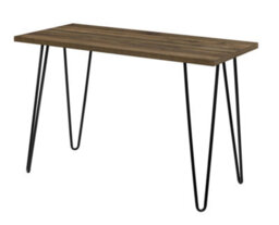 Dorel Owen Retro Office Writing Desk In Walnut Look - thumbnail 1