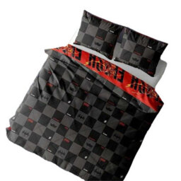 Flash Reversible Duvet Set Black/red/yellow (Single) - thumbnail 3