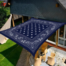 Blue Rectangular Shade Sail 95% Uv Protection Waterproof - thumbnail 2