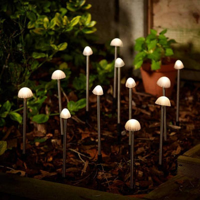 The Solar Centre Elan Solar Mushroom Lights - Set Of 12 - image 1
