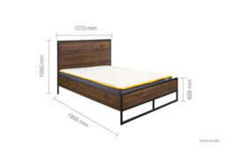 Birlea Houston Small Double Bed Walnut - thumbnail 9
