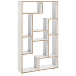 Beliani Shelving Unit Alma 122 Cm White - thumbnail 6