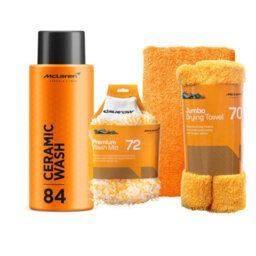 Mclaren Ceramic Wash 500Ml+Wash Mitt+Luxury Micro Fiber Towel+Jumbo Drying Towel - thumbnail 1