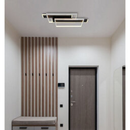 Luminosa Lighting Luminosa Finnley Integrated Led Semi Flush Ceiling Light Matt Black Led 3000K - thumbnail 6