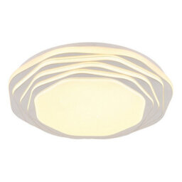 Luminosa Lighting Luminosa Flordelis 48Cm Integrated Led Semi Flush Ceiling Light White Matt Led 3000-6000K - thumbnail 4