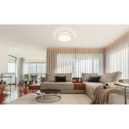Luminosa Lighting Luminosa Flordelis 48Cm Integrated Led Semi Flush Ceiling Light White Matt Led 3000-6000K - thumbnail 7