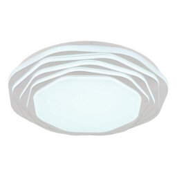 Luminosa Lighting Luminosa Flordelis 48Cm Integrated Led Semi Flush Ceiling Light White Matt Led 3000-6000K - thumbnail 5