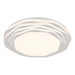 Luminosa Lighting Luminosa Flordelis 48Cm Integrated Led Semi Flush Ceiling Light White Matt Led 3000-6000K - thumbnail 1