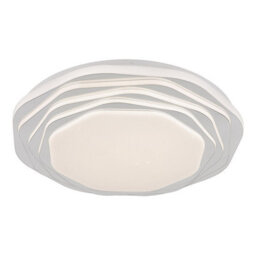 Luminosa Lighting Luminosa Flordelis 48Cm Integrated Led Semi Flush Ceiling Light White Matt Led 3000-6000K - thumbnail 8