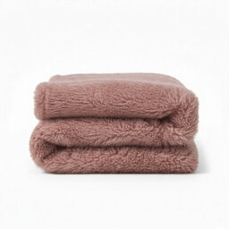 Cuddly Extra Fluffy Throw Ultra Soft Plush Blanket For Sofa Bed Home Decor Light Pink 150X200Cm - thumbnail 2