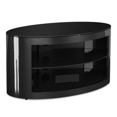 "Avf Affinity Buckingham Plus 80Cm Curved Tv Stand, For Tvs Up To 40"" - Black" - image 1