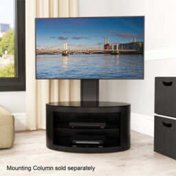 "Avf Affinity Buckingham Plus 80Cm Curved Tv Stand, For Tvs Up To 40"" - Black" - thumbnail 9