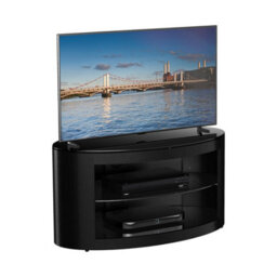 "Avf Affinity Buckingham Plus 80Cm Curved Tv Stand, For Tvs Up To 40"" - Black" - thumbnail 2