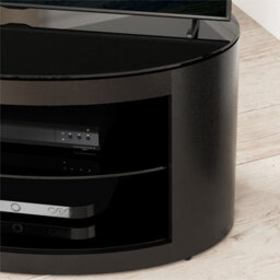 "Avf Affinity Buckingham Plus 80Cm Curved Tv Stand, For Tvs Up To 40"" - Black" - thumbnail 5