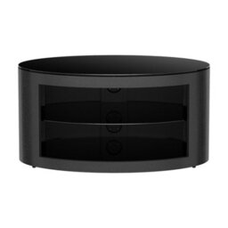 "Avf Affinity Buckingham Plus 80Cm Curved Tv Stand, For Tvs Up To 40"" - Black" - thumbnail 3