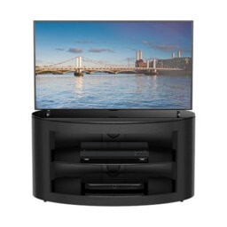 "Avf Affinity Buckingham Plus 80Cm Curved Tv Stand, For Tvs Up To 40"" - Black" - thumbnail 4