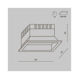 Luminosa Lighting Luminosa Okno 14.5Cm Recessed Downlight White 3000-4000-6000K Ip44 - thumbnail 2