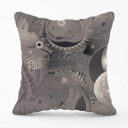 Warren Reed Designer Abstract Moon Shapes Cushions 45Cm X 45Cm - thumbnail 1
