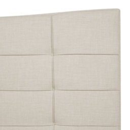 Beliani Bed Fabric Lannion 180 X 200 Cm (Eu Super King) Light Beige - thumbnail 7