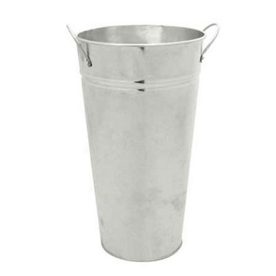 Galvanised Vase 38Cm - Silver Bowls & Vases - image 1