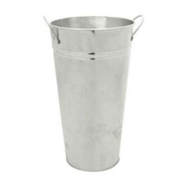 Galvanised Vase 38Cm - Silver Bowls & Vases - thumbnail 2