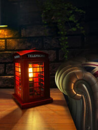 Cello London Telephone Box Electric Melt Burner With Crisp Cotton Wax Medallions Home Fragrance Room Decor - thumbnail 5