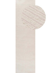 The Rugs Carmel Cream Geometric Design Area Rug And Runner Non Shedding, Stain Resistant, Soft - thumbnail 9
