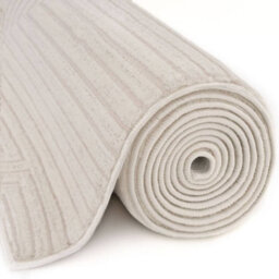The Rugs Carmel Cream Geometric Design Area Rug And Runner Non Shedding, Stain Resistant, Soft - thumbnail 5
