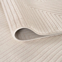The Rugs Carmel Cream Geometric Design Area Rug And Runner Non Shedding, Stain Resistant, Soft - thumbnail 3