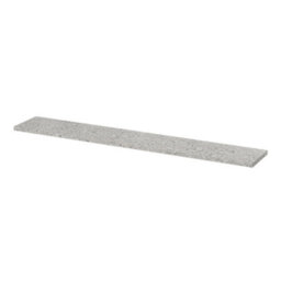 GoodHome Rigga Modular Terrazzo Grey Oak Effect Rectangular Floating Shelf (L)118Cm X (D)19Cm