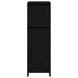 Berkfield Bathroom Cabinet Black Oak 30X30X95 Cm Engineered Wood - thumbnail 7