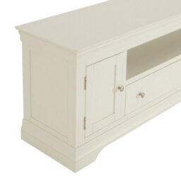 The Furniture Market Wilmslow White Painted Xxl Widescreen Tv Unit Stand Up To 100 Tv Size - thumbnail 8