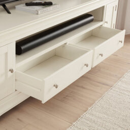 The Furniture Market Wilmslow White Painted Xxl Widescreen Tv Unit Stand Up To 100 Tv Size - thumbnail 6