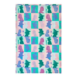 Wicked: For Good Fleece Elphaba And Glinda Blanket Pink/green/blue (150Cm X 120Cm)