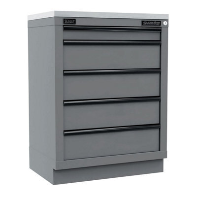 Sealey Apms35Be Superline Pro Modular Cabinet 5 Drawer 680mm