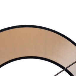 Pacific Lifestyle 40Cm Black Velvet Cylinder Floor Table Lampshade - thumbnail 4