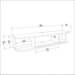 Decorotika Ibarra Modern Floating Tv Stand Tv Unit Oud - thumbnail 7