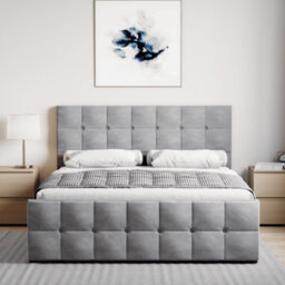 Lassic Vida Designs Valentina Light Grey Linen Ukfr 5Ft King Size Ottoman Bed Frame, 200 X 150Cm - thumbnail 6