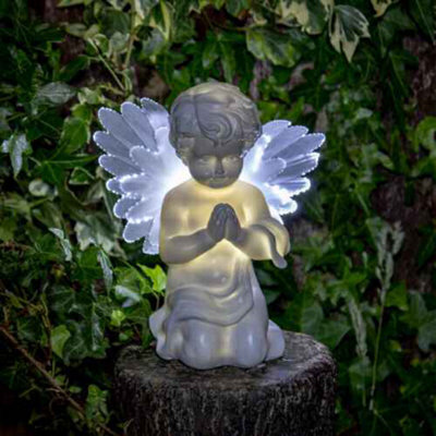 Solar Led Angel Light , Warm White Outdoor Decoration - image 1