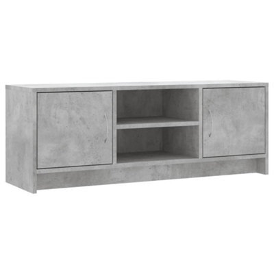 Berkfield Durable Tv Cabinet Concrete Grey 102X30X37.5 Cm Engineered Wood - image 1