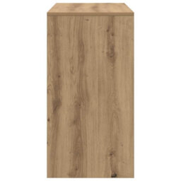 Berkfield Writing Desk Artisan Oak Particle Board Medium Durable - thumbnail 5