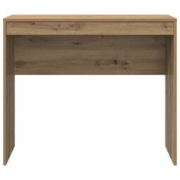 Berkfield Writing Desk Artisan Oak Particle Board Medium Durable - thumbnail 4