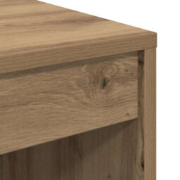 Berkfield Writing Desk Artisan Oak Particle Board Medium Durable - thumbnail 7