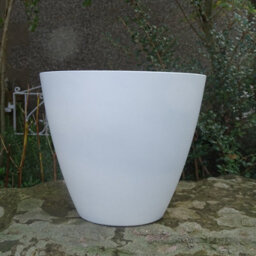 Anglo Eastern Trading Co 33Cm Savannah Planter Matt White Planter Pot - thumbnail 2