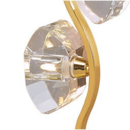 Luminosa Lighting Luminosa Alfa Table Lamp 2 Light G9 French Gold - thumbnail 4