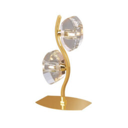 Luminosa Lighting Luminosa Alfa Table Lamp 2 Light G9 French Gold - thumbnail 1