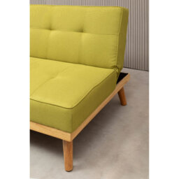 Orsina 3 Seat Green Sofa Bed, Comfy Padded Velvet Seat, Built To Last Bedroom Sofa, Easy To Clean Lounge Sofa - thumbnail 7