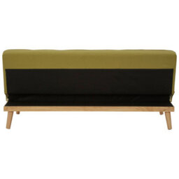 Orsina 3 Seat Green Sofa Bed, Comfy Padded Velvet Seat, Built To Last Bedroom Sofa, Easy To Clean Lounge Sofa - thumbnail 5