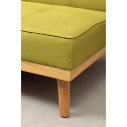 Orsina 3 Seat Green Sofa Bed, Comfy Padded Velvet Seat, Built To Last Bedroom Sofa, Easy To Clean Lounge Sofa - thumbnail 8