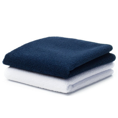 Towel City Microfibre Guest Towel Navy (One Size) - image 1